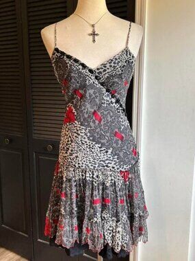 Blumarine vintage silk dress 2000s